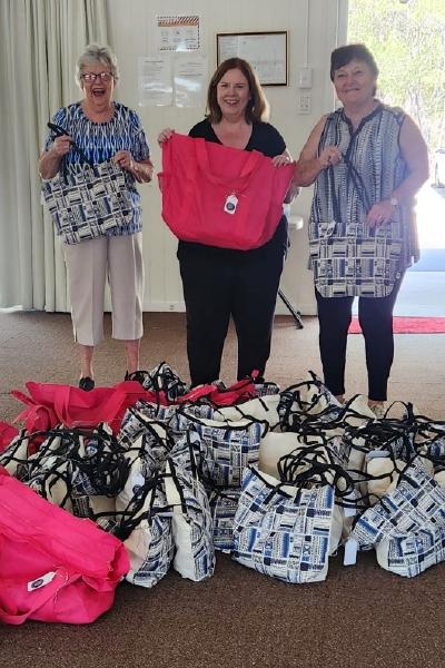 Capalaba Lions Share The Dignity Bags